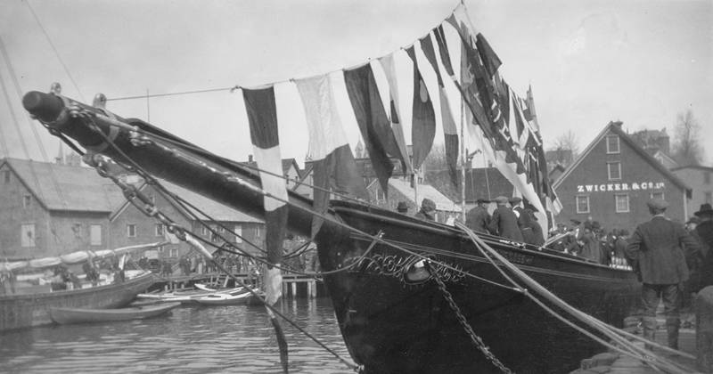 it took few months to complete the construction of bluenose