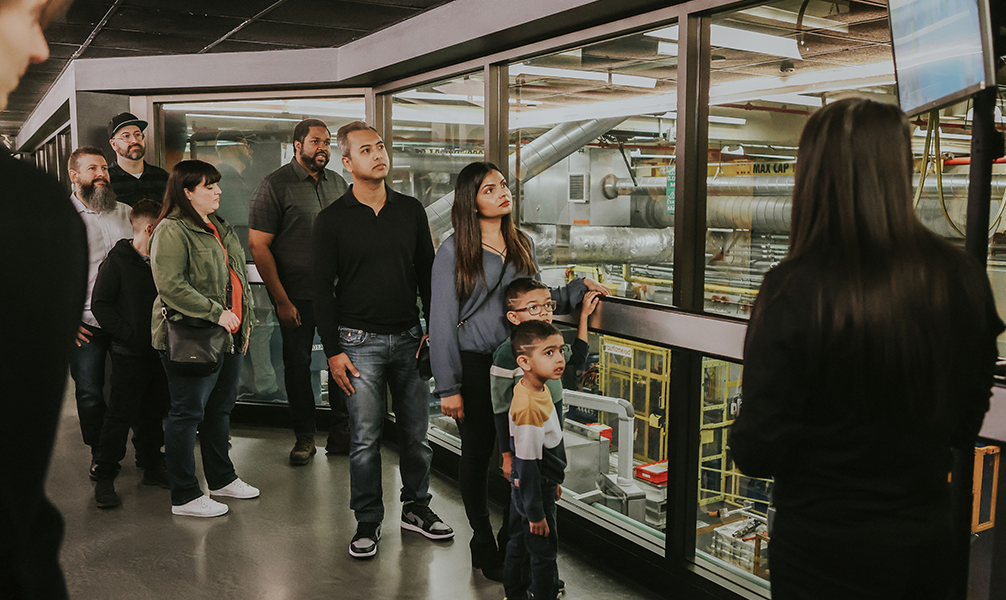 Photo of people on a Guided Tour at The Ottawa Mint. Photo of people on a Guided Tour at The Ottawa Mint.