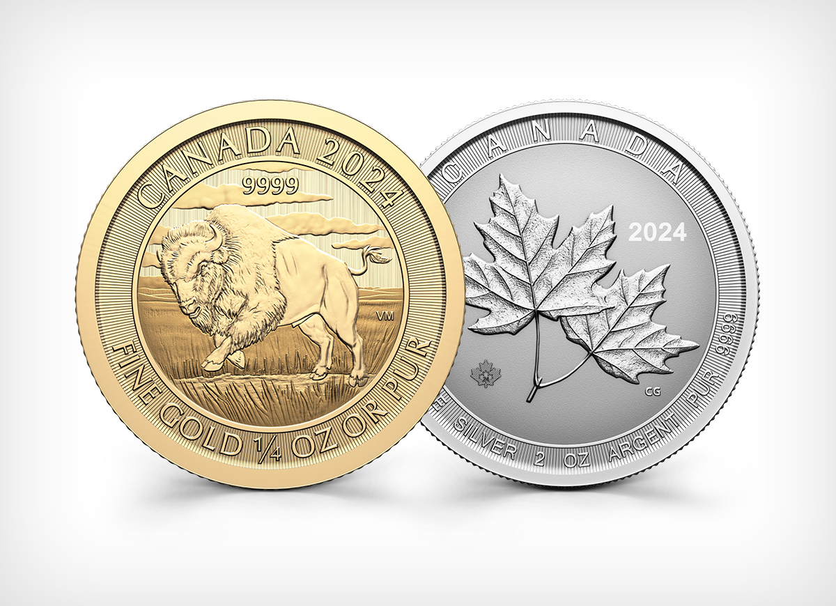 Gold and silver limited-edition bullion coins