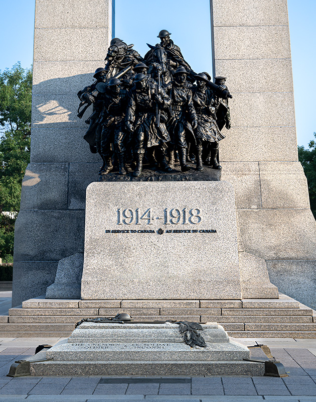 Tomb of the Unknown Soldier at the National War Memorial, Ottawa