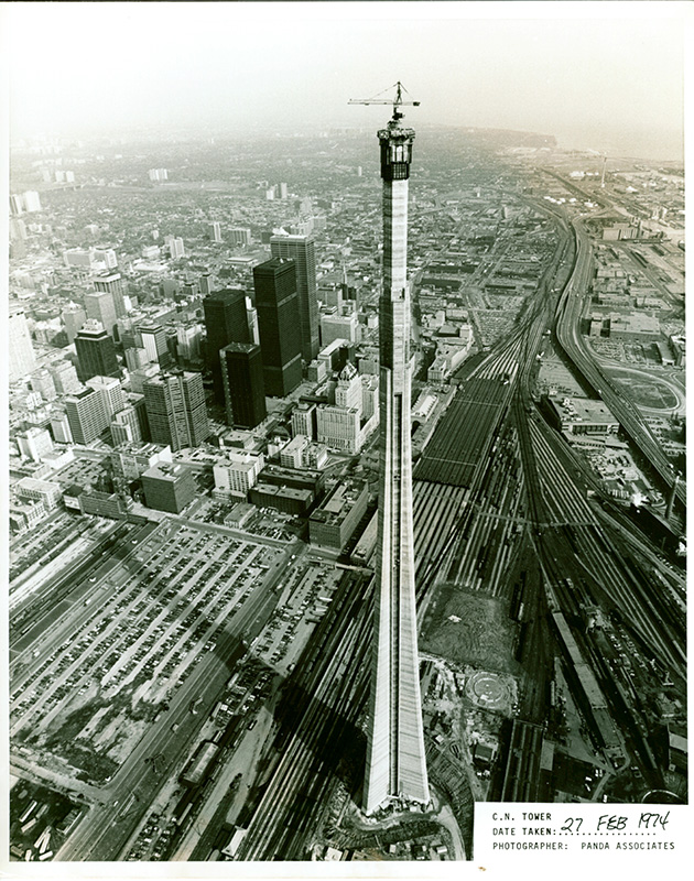 CN Tower construction
