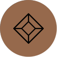 Diamond icon representing Masters Club Bronze membership level.