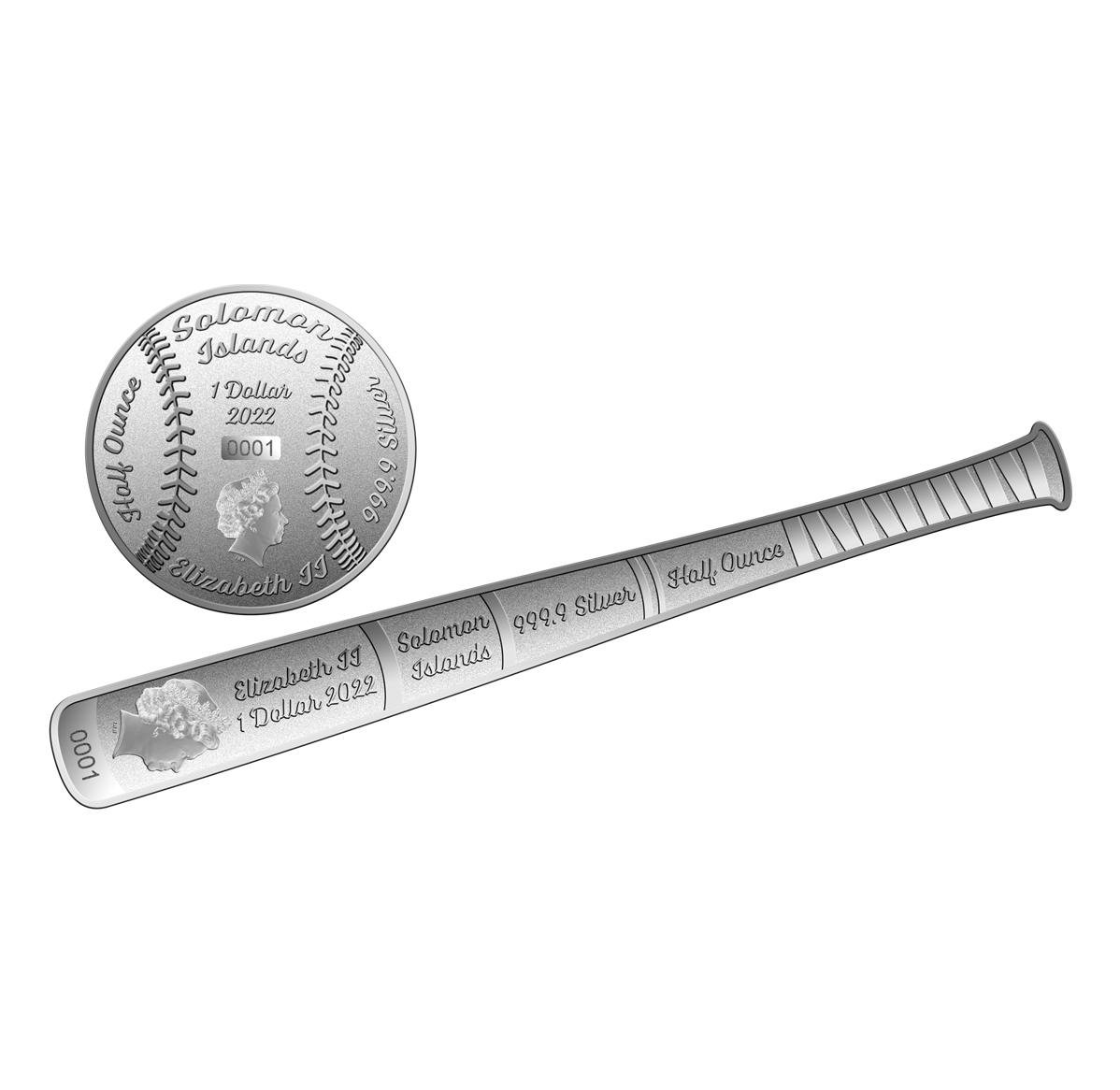 Heritage Sports Series: Baseball - Fine Silver 2-Coin Set