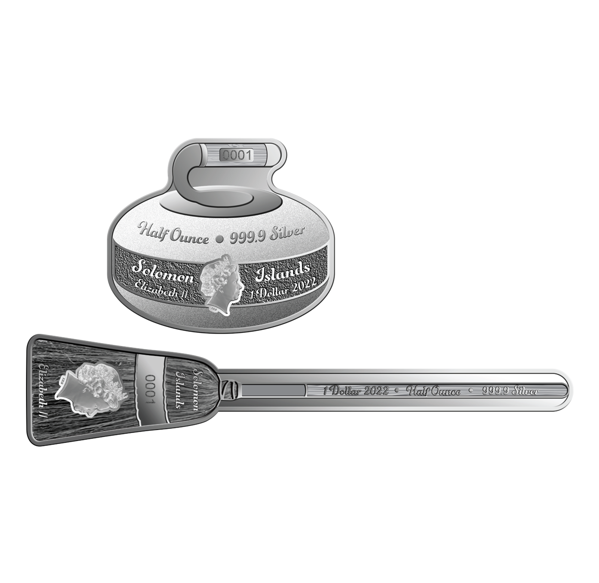 Heritage Sports Series: Curling - Fine Silver 2-Coin Set