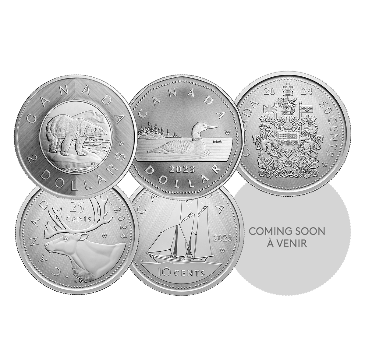 Tribute: W Mint Mark - 1 oz. Fine Silver Six-Coin Subscription