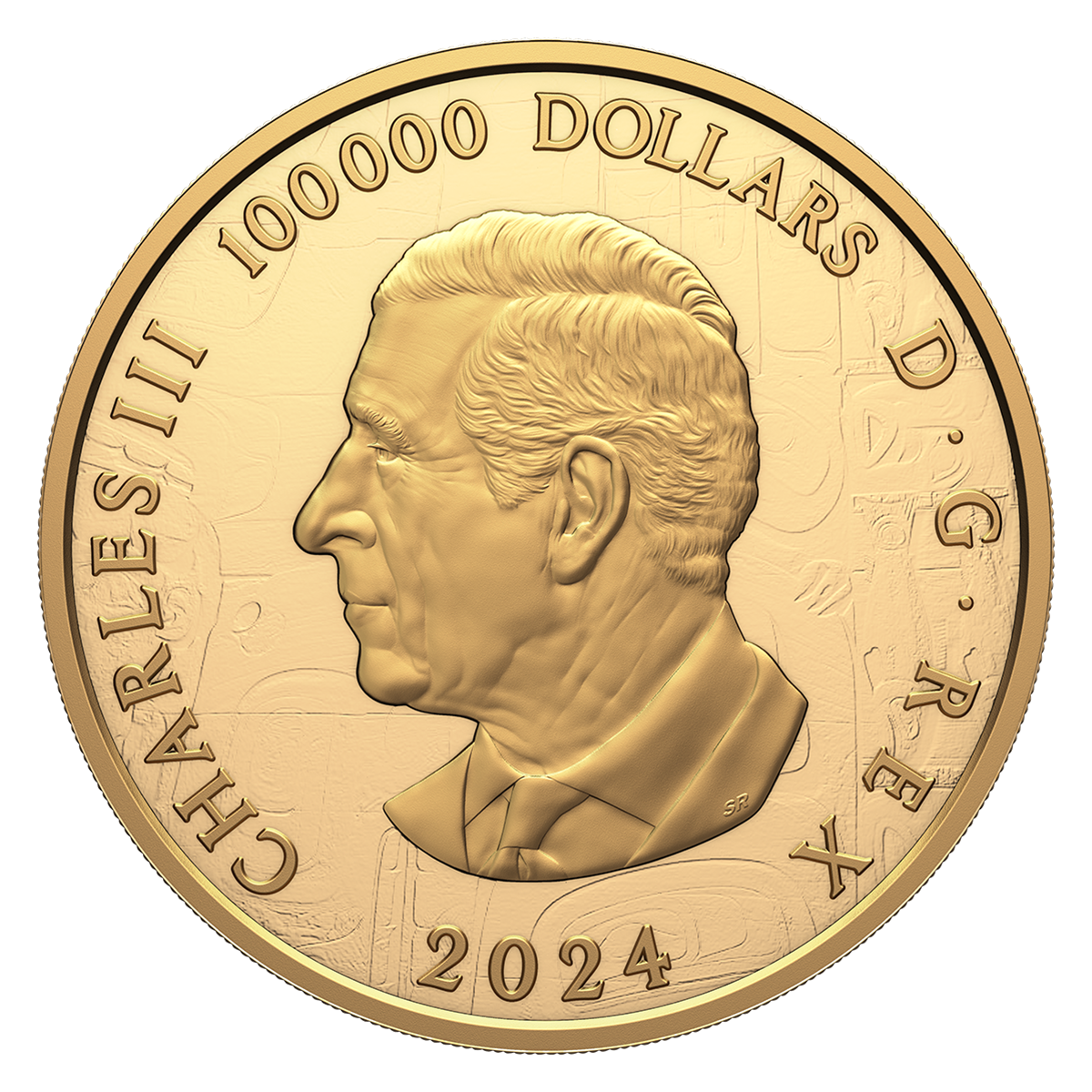 The Dance Screen (The Scream Too) - 10 kilo Pure Gold Coin