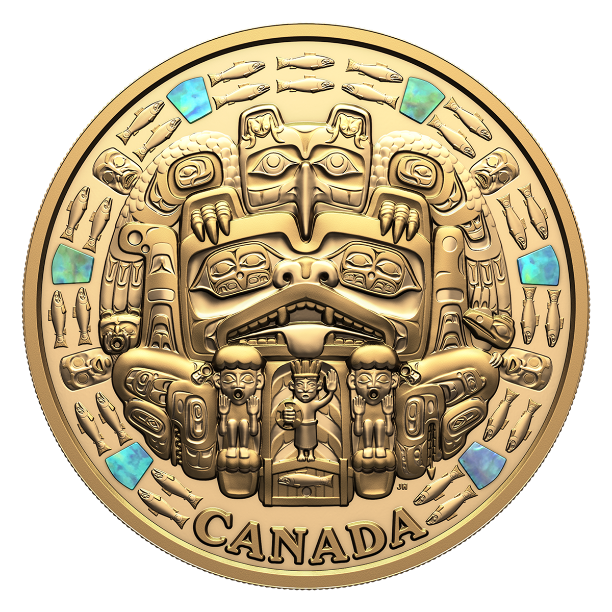 The Dance Screen (The Scream Too) - 10 kilo Pure Gold Coin