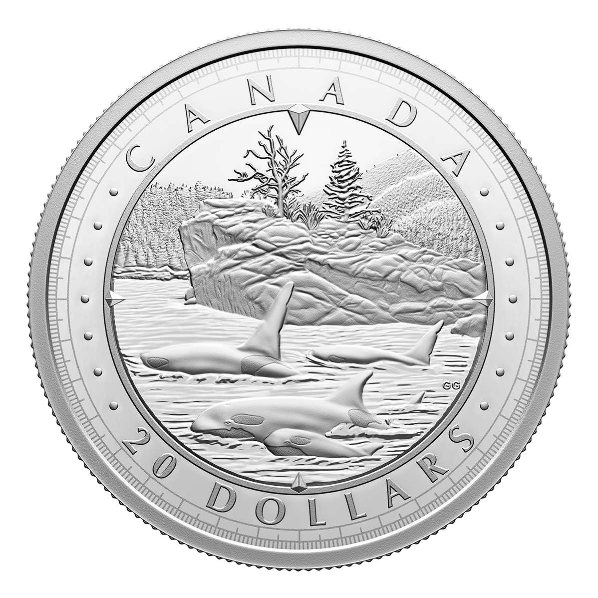 Pure Silver Coin – This Is Canada: Wondrous Waters - Pacific Coast