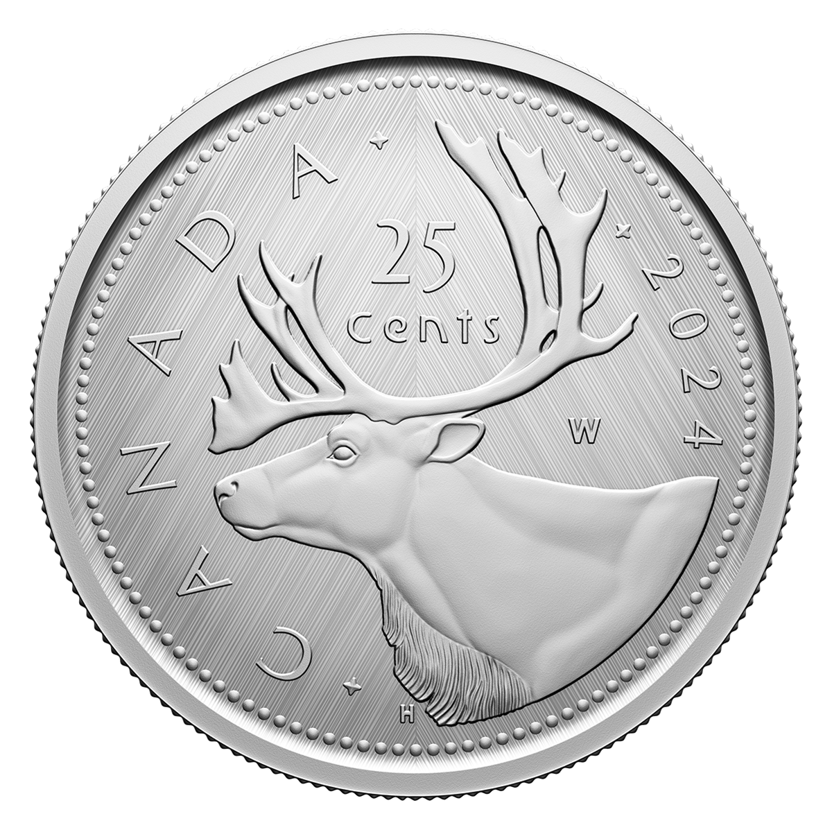 Tribute: W Mint Mark – Caribou – 1 oz. Fine Silver Coin