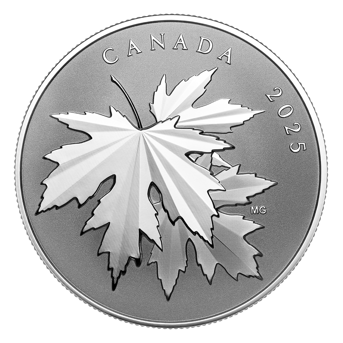 Gleaming Maple Leaves – 1/2 oz. Fine Silver Coin