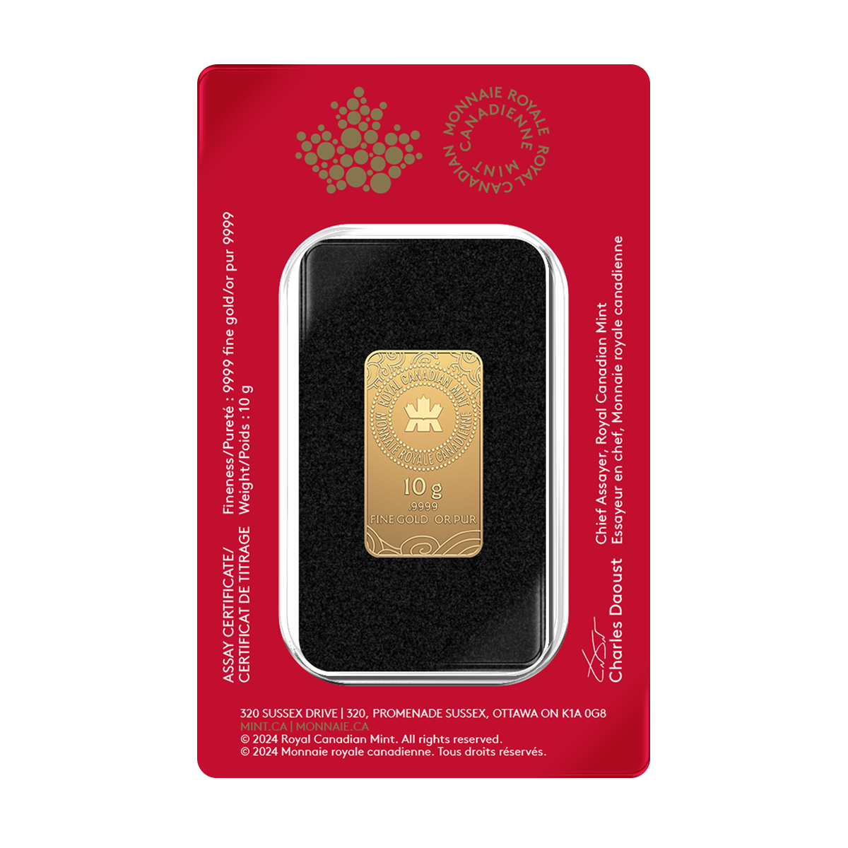 2025 Lunar Year of the Snake – 10 g 99.99% Pure Gold Bar (Premium Bullion)