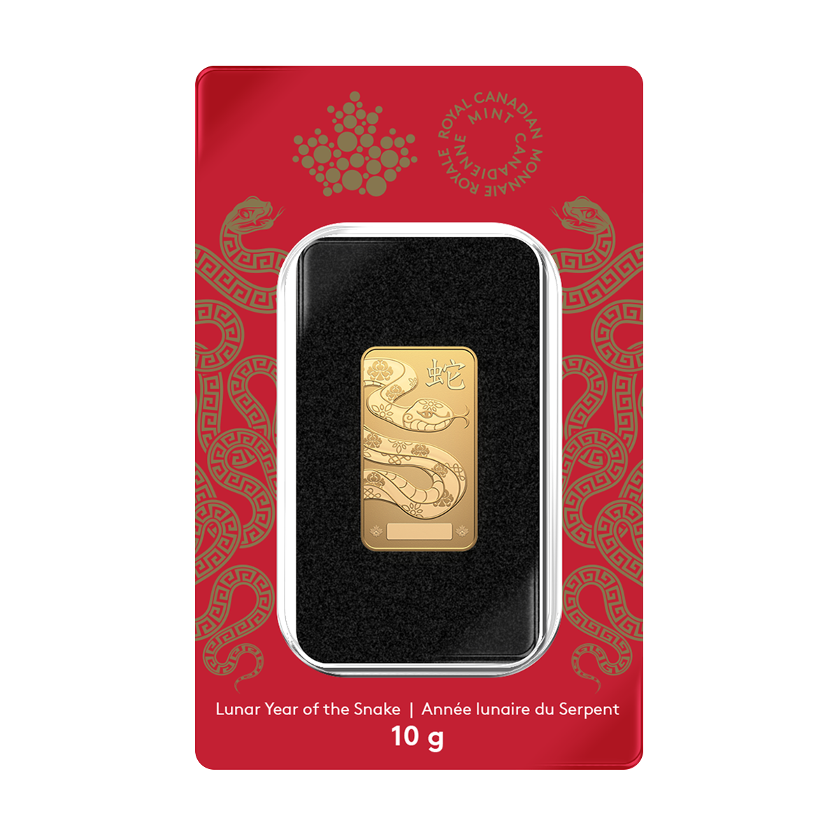 2025 Lunar Year of the Snake – 10 g 99.99% Pure Gold Bar (Premium Bullion)