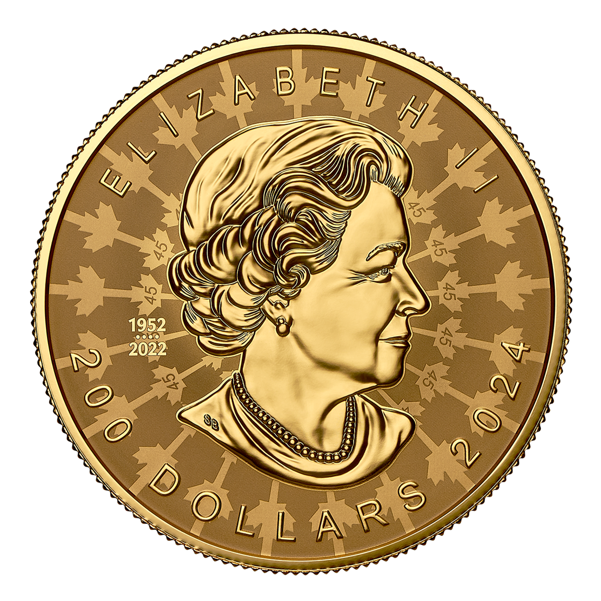 Proud Maple - 2-oz. Pure Gold Coin