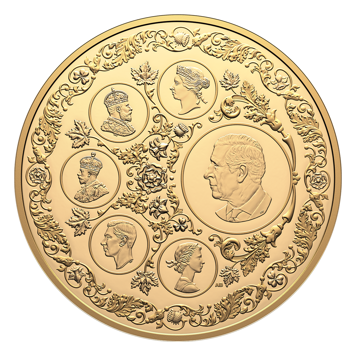 Legacy of the Crown – 5 oz. Pure Gold Coin