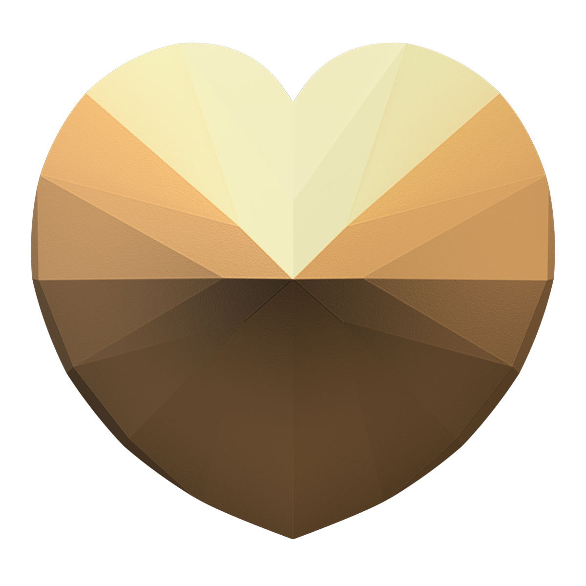 Heart Diamond – Pure Gold Diamond-Shaped Coin