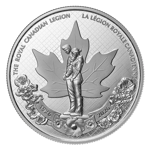 100th Anniversary of The Royal Canadian Legion – Fine Silver Proof Dollar (2026)