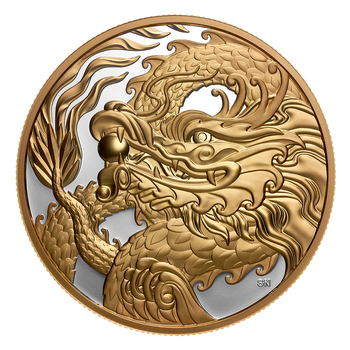 Triumphant Dragon – 5 oz. Fine Silver Coin (2026) 