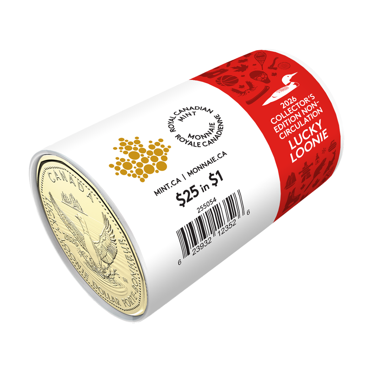 Lucky Loonie – Collector’s Edition Non-Circulation $1 Special Wrap Roll