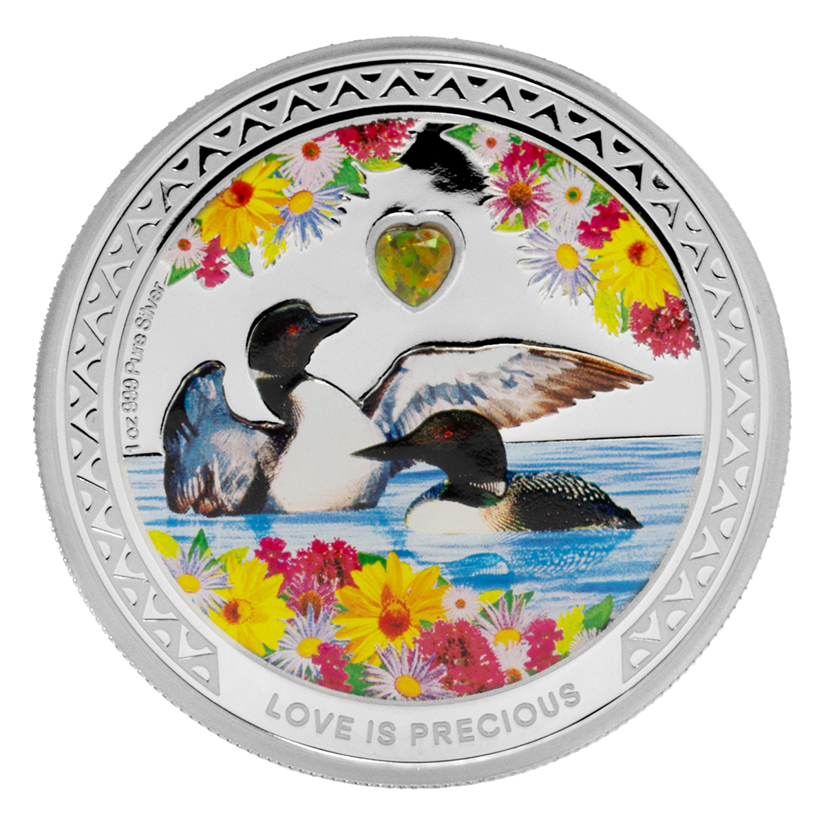 Love is Precious – Northern Diver - Fine Silver Coin