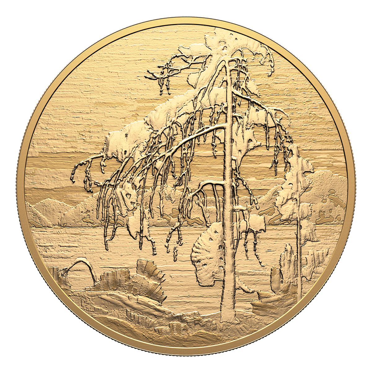 The Jack Pine by Tom Thomson – 1 kilo Pure Gold Coin