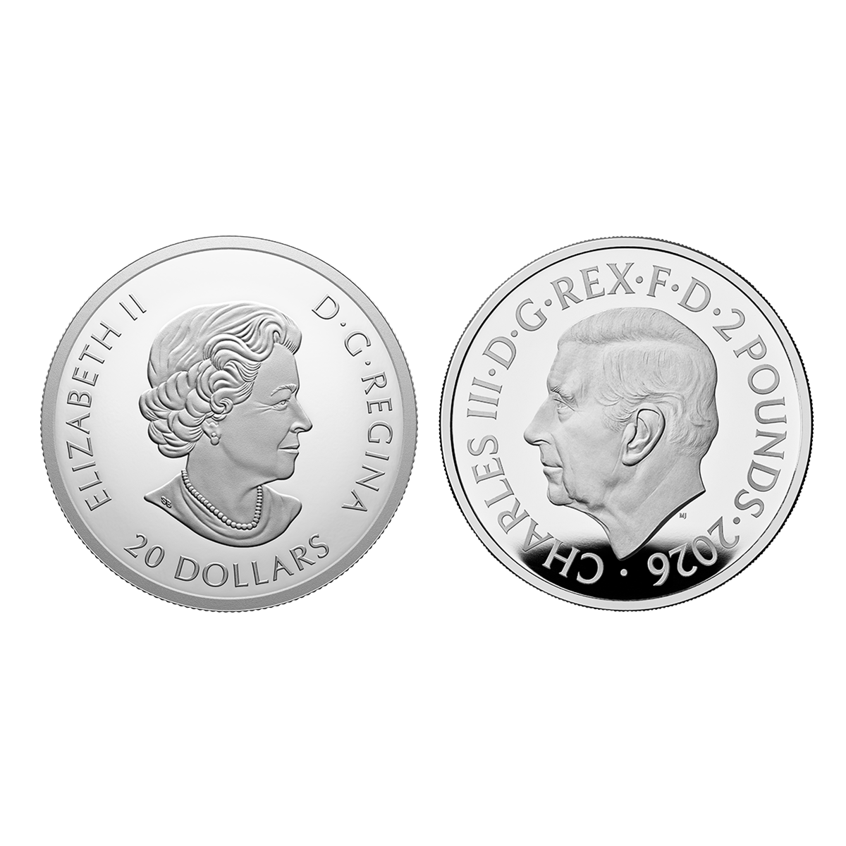 100th Anniversary of the Birth of Queen Elizabeth&nbsp;II – Fine Silver Two-Coin Set