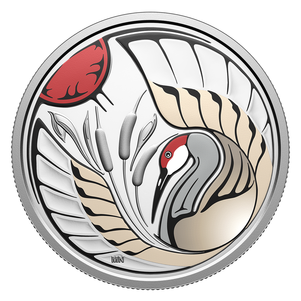 Clan Animals: Sandhill Crane – ¾ oz. Fine Silver Coin