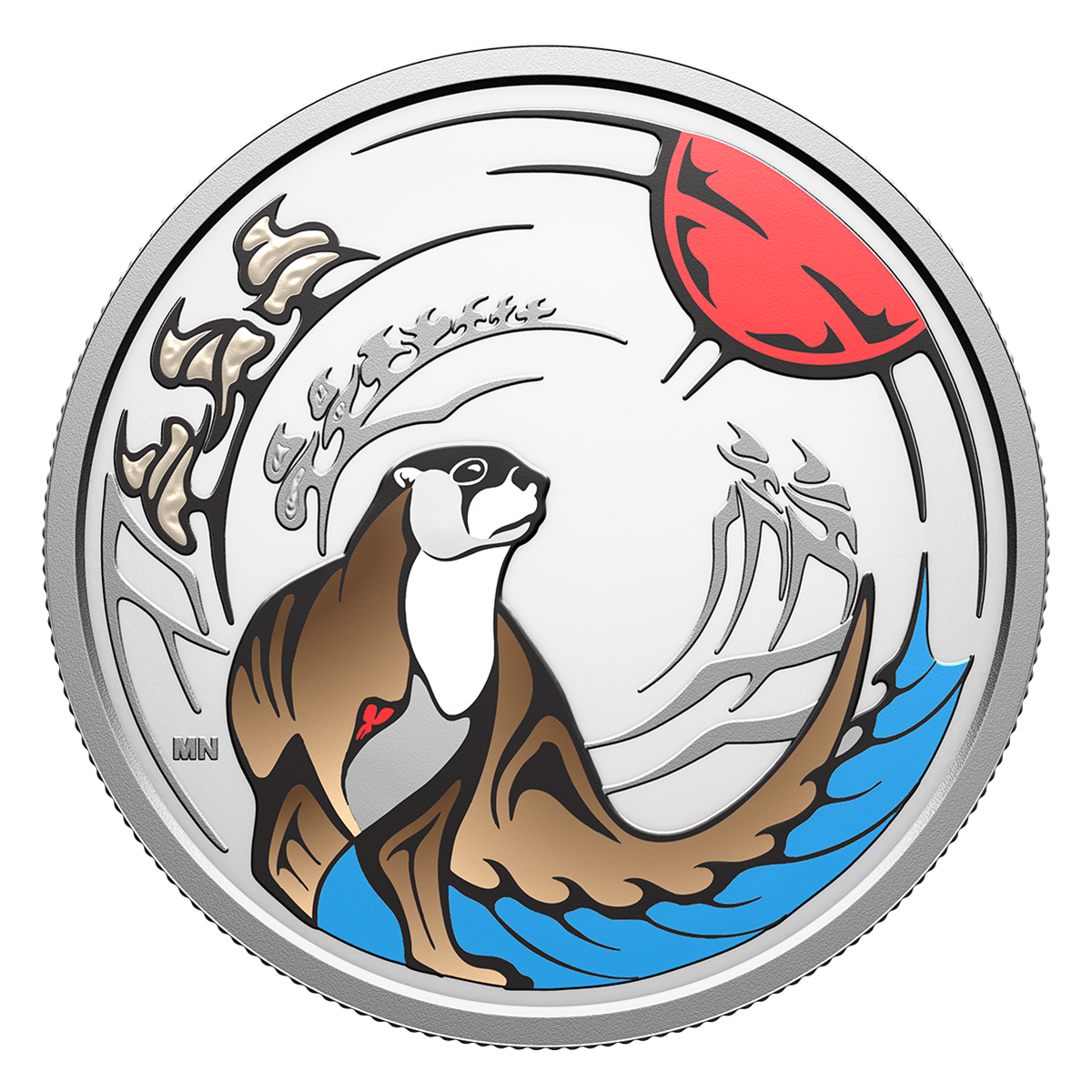 Clan Animals: Otter – ¾ oz. Fine Silver Coin