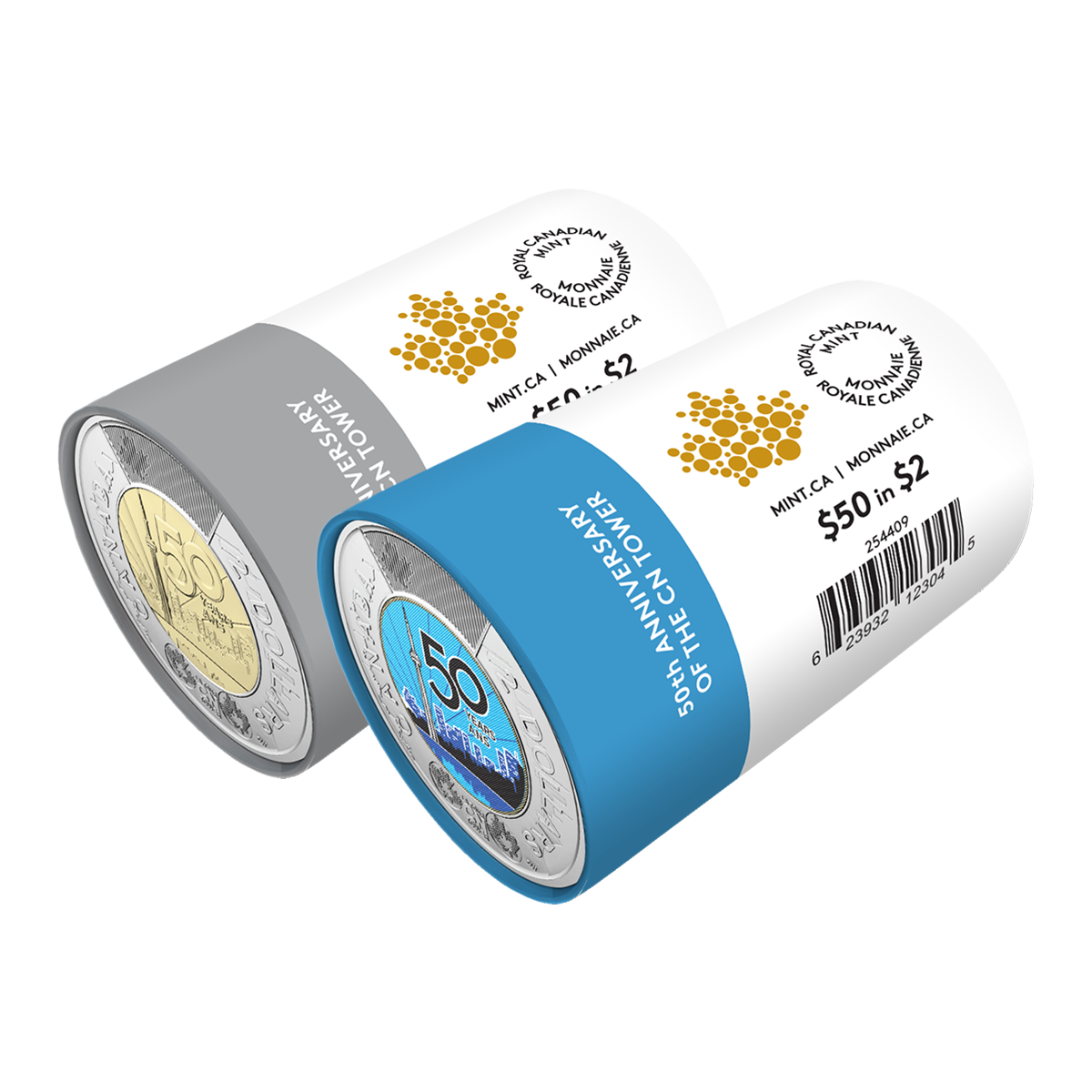 2026 $2 50th Anniversary of the CN Tower Special Wrap Roll Box Set