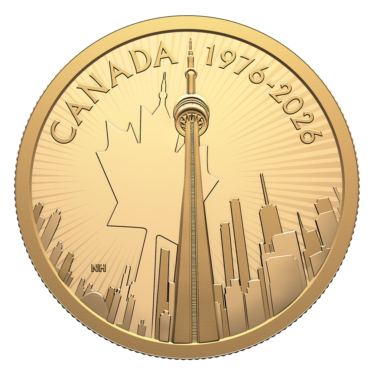 CN Tower 50th Anniversary – Pure Gold Coin