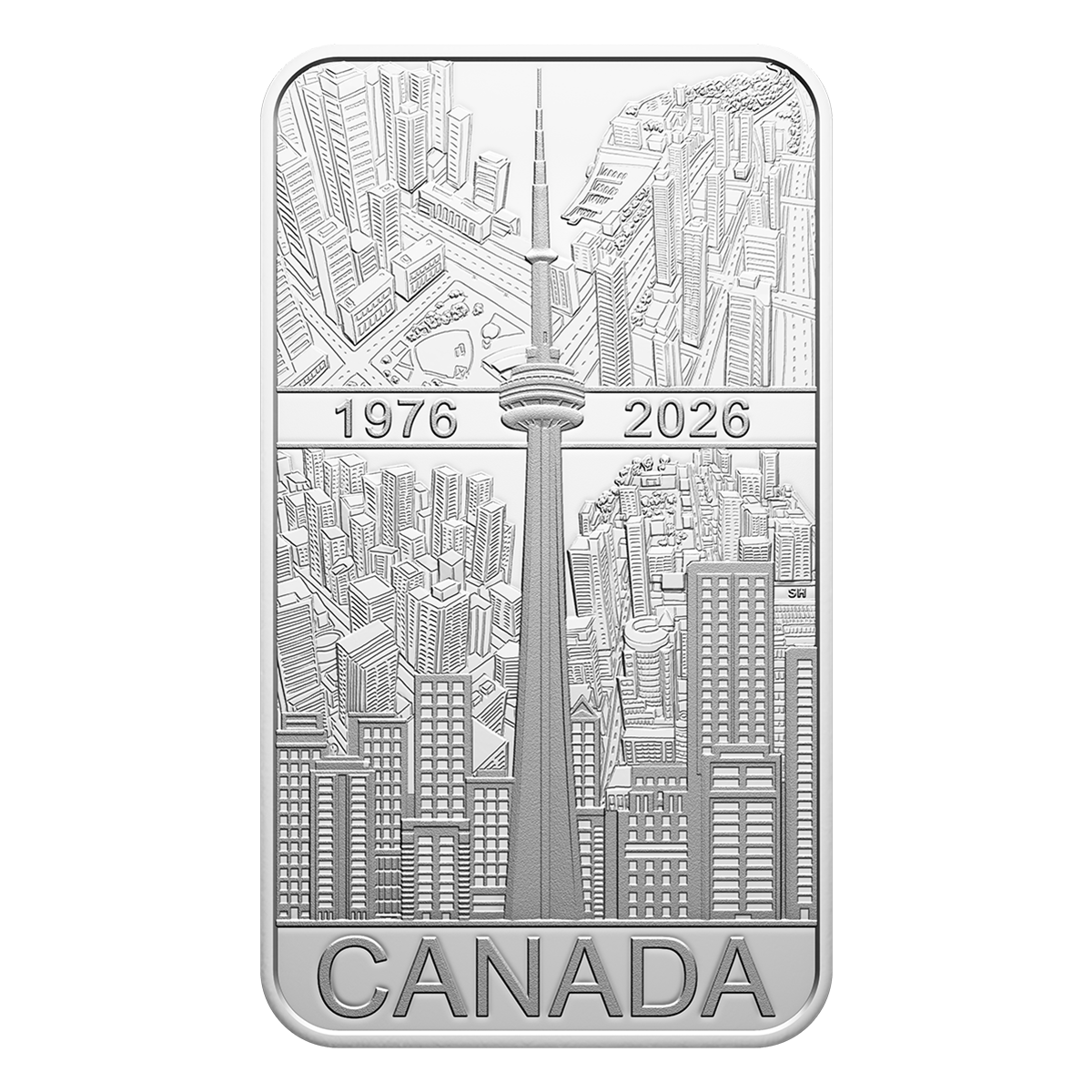 CN Tower 50th Anniversary – 1 oz. Fine Silver Coin