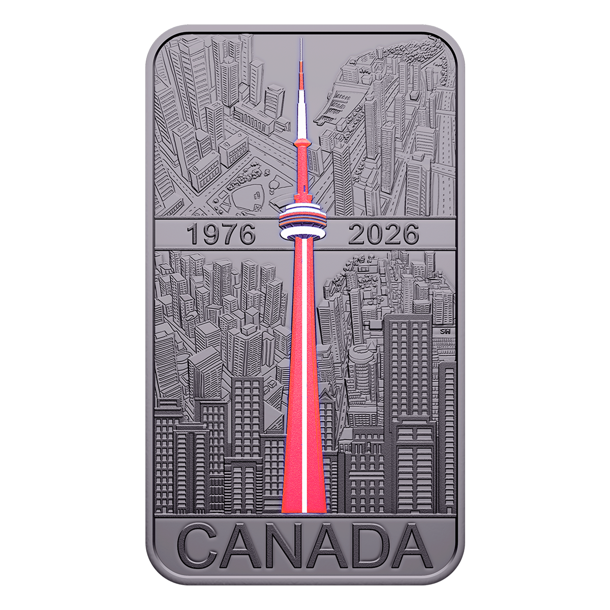 CN Tower 50th Anniversary – 1 oz. Fine Silver Coin