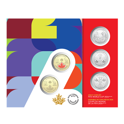 2026 Five-Coin Set – FIFA World Cup 2026ᵀᴹ