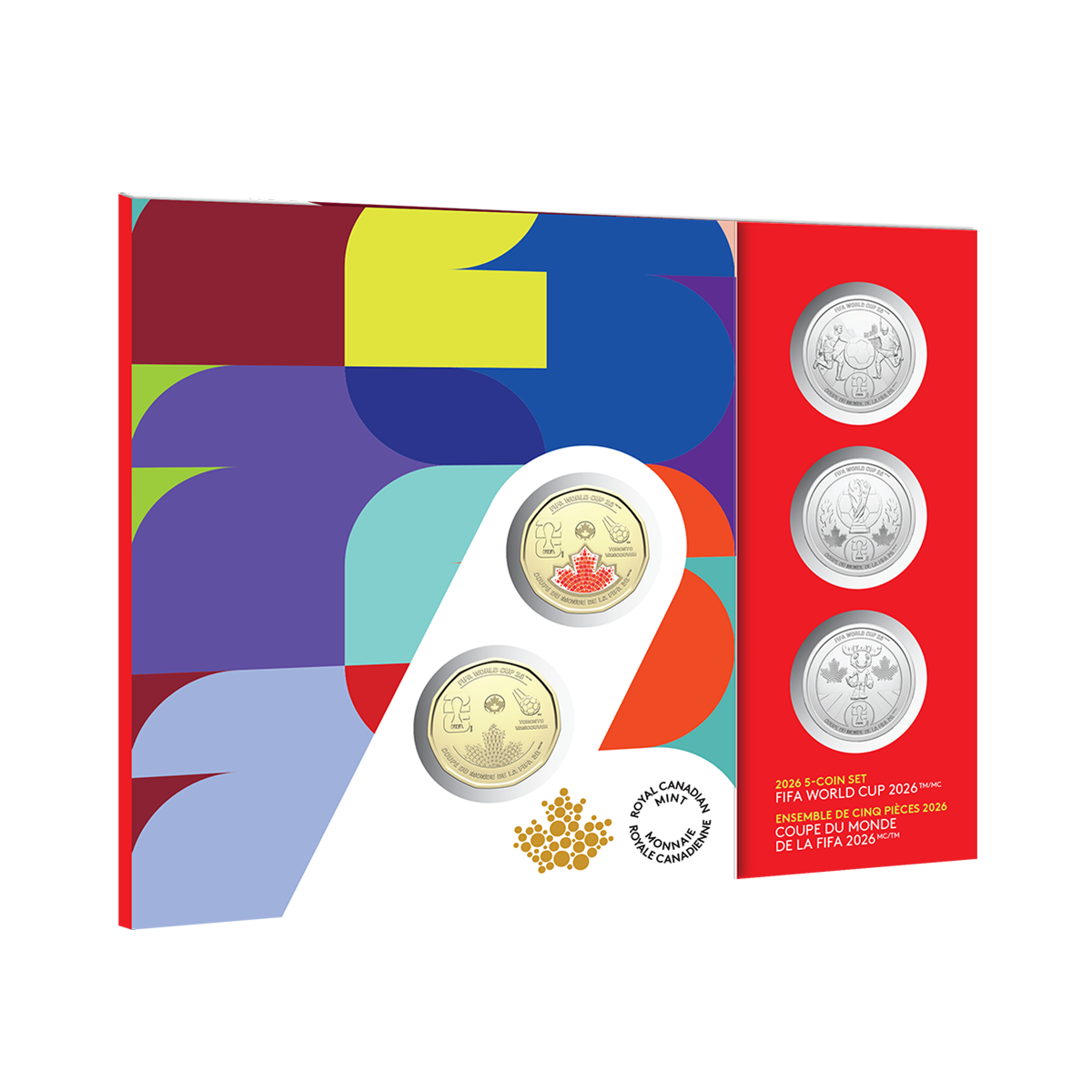 2026 Five-Coin Set – FIFA World Cup 2026ᵀᴹ