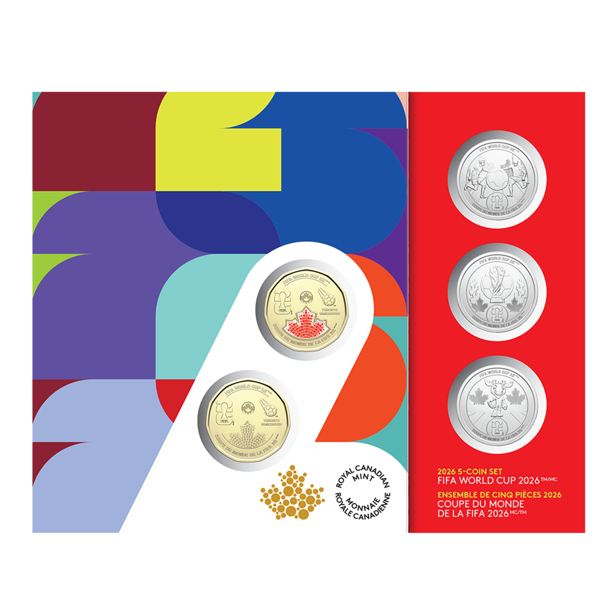 2026 Five-Coin Set - FIFA World Cup 2026ᵀᴹ