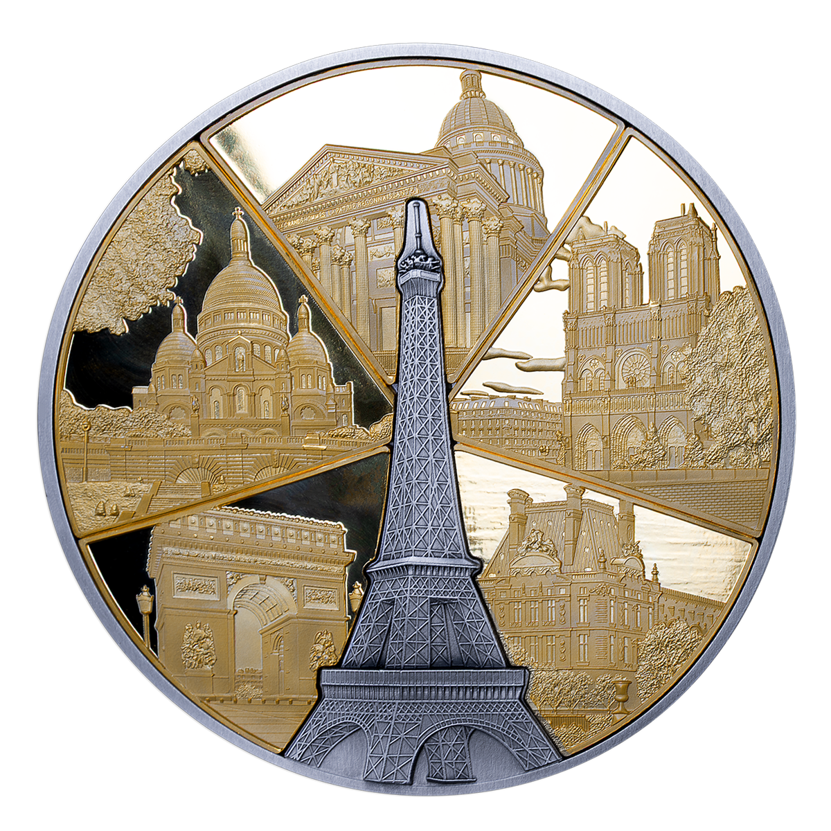 Landmarks of Paris – Fine Silver Coin