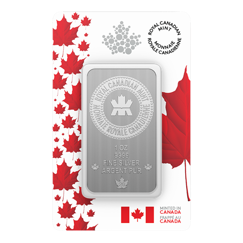 Pure Silver Bar in Proudly Canadian packaging – 1 oz. 99.99% Pure Silver 2026 (Premium Bullion)