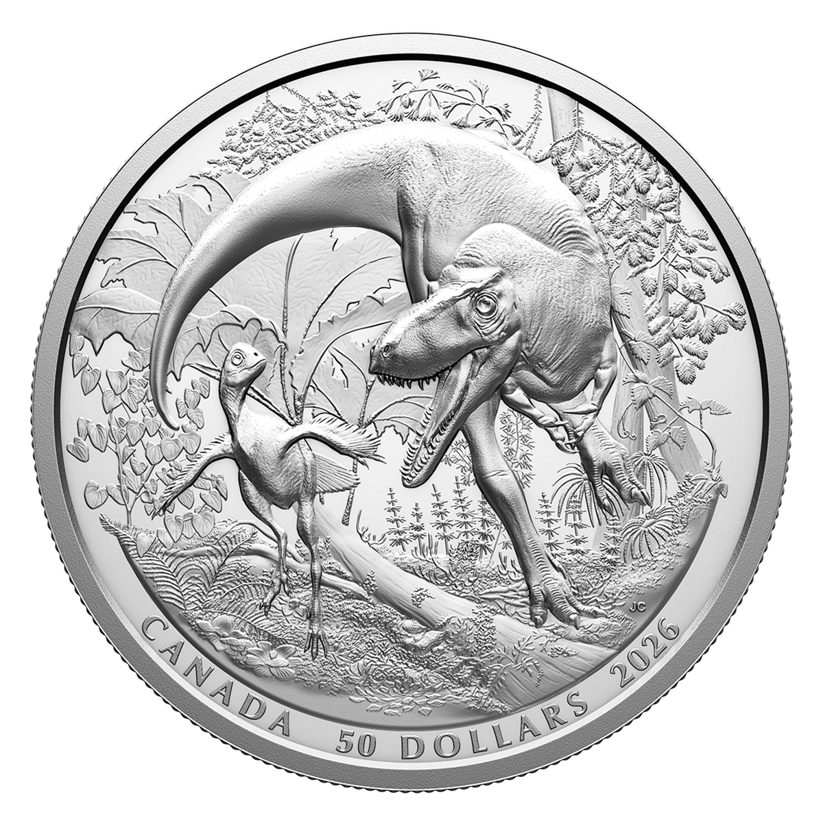 MintLAB - Exceptional Discoveries: Dinosaurs of Canada – Fine Silver Coin