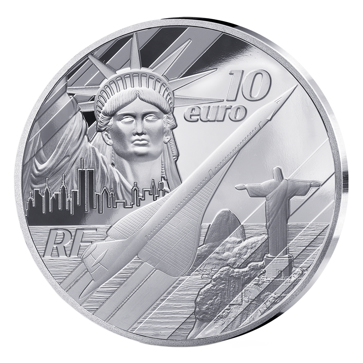 50th Anniversary of the Concorde - 2026 10 Euros Fine Silver Coin