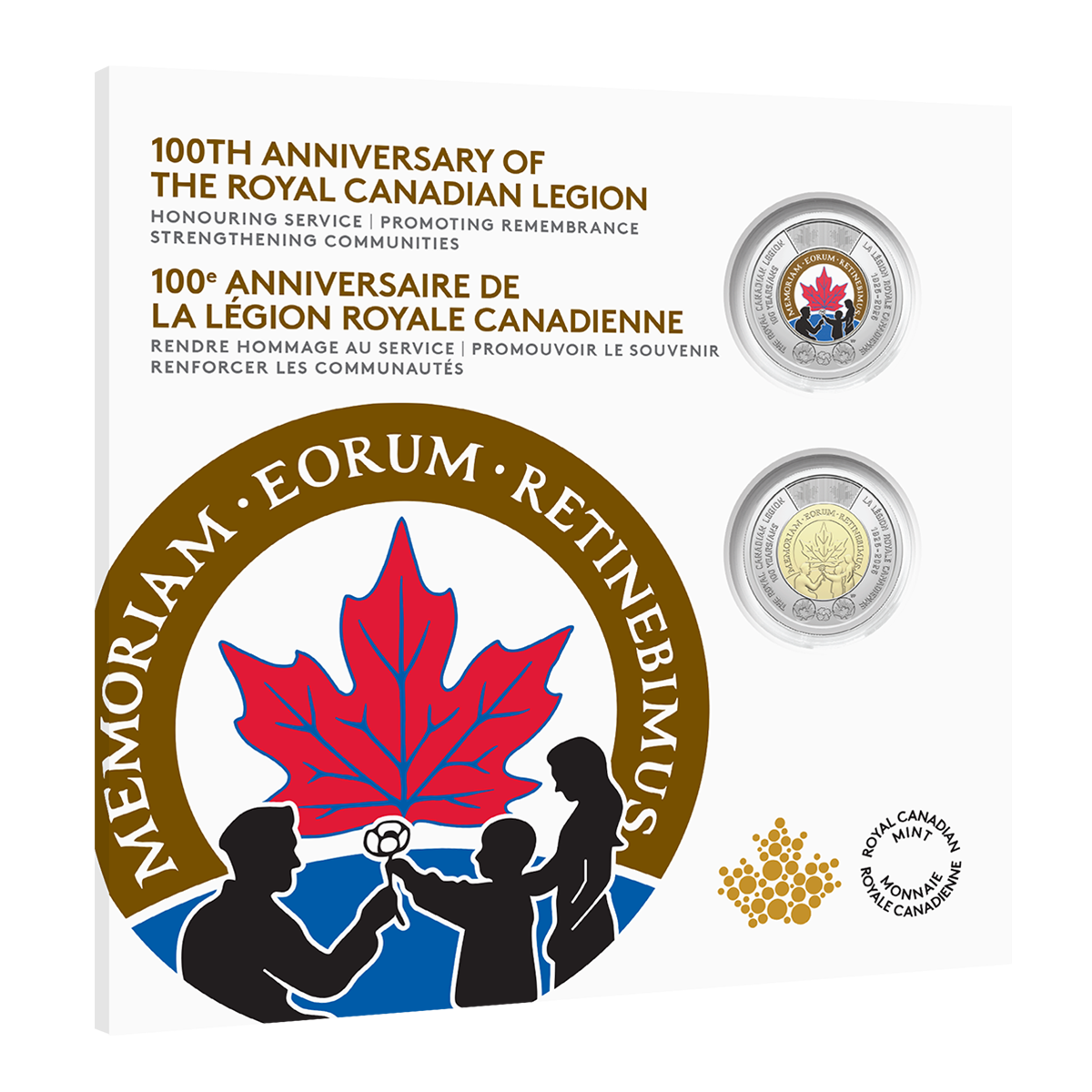 2026 Commemorative Collector Keepsake Card - 100th Anniversary of The Royal Canadian Legion
