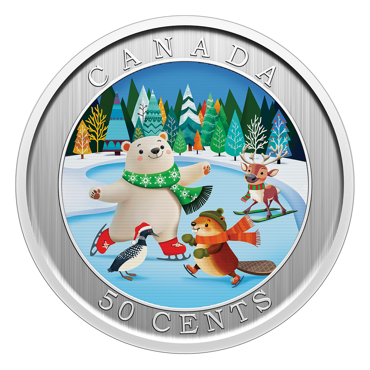 Whimsical Winter – Lenticular Coin (2026)