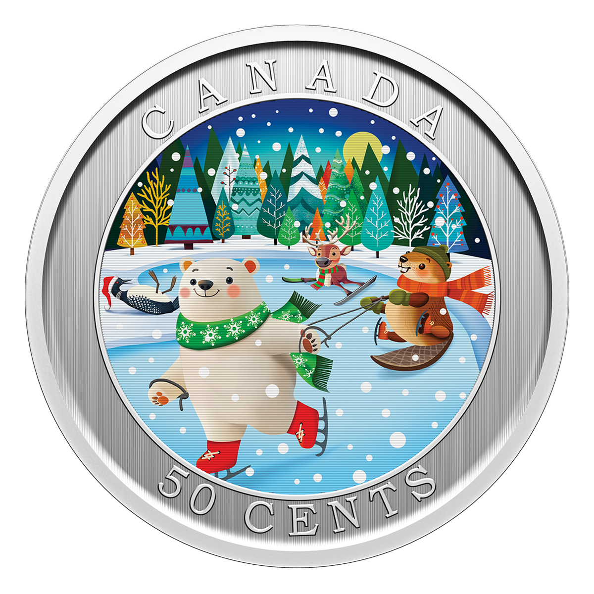 Whimsical Winter – Lenticular Coin (2026)