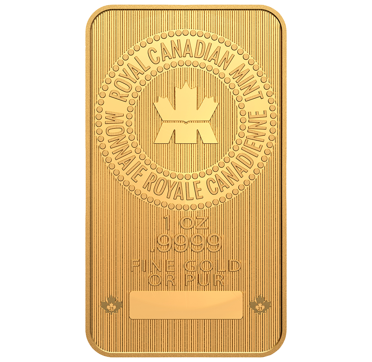 2021 1 oz. 99.99% Pure Gold Bar (Bullion)