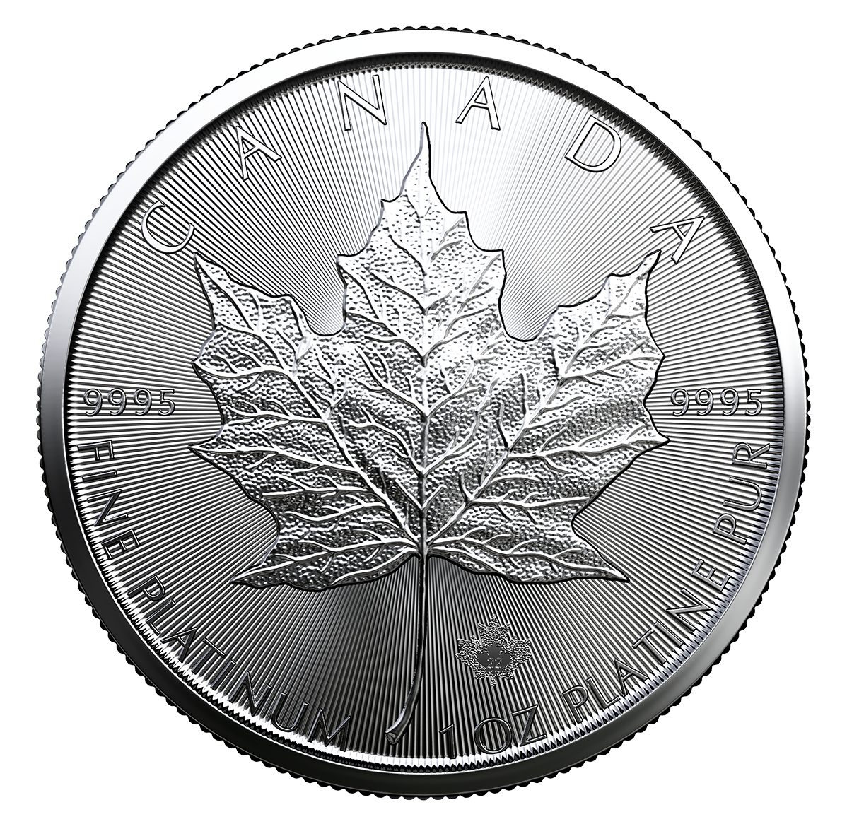 2022 $50 1 oz. 99.95% Pure Platinum Coin - PtML (Bullion)