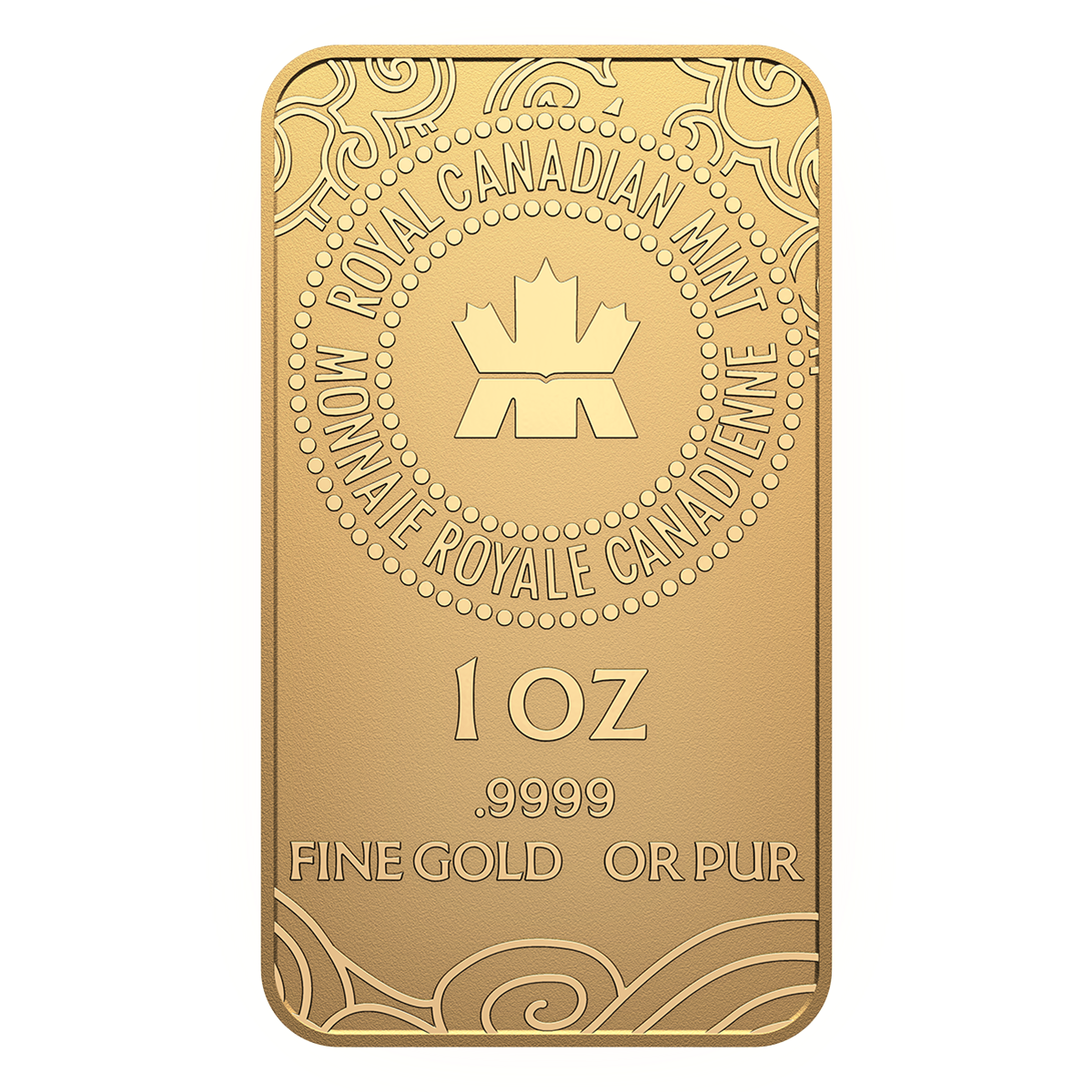 2025 1 oz. 99.99% pure gold  bar (Bullion) – Lunar Year of the Snake