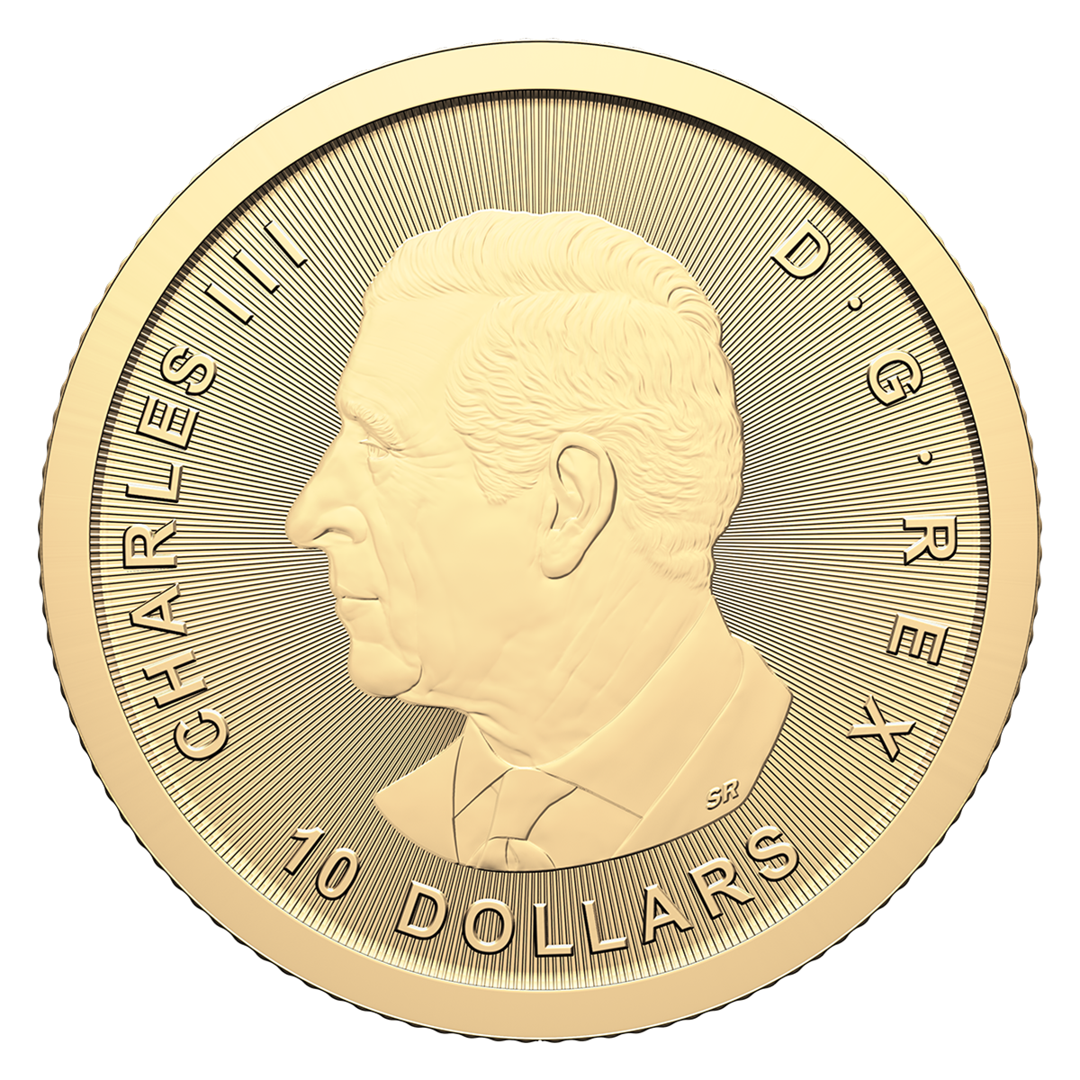 Bald Eagle with Fish - 1/4oz. 99.99% Pure Gold Coin (Bullion)