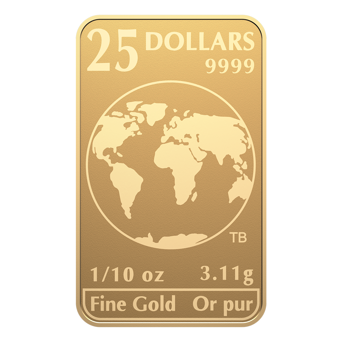 Global Trade Bar - 1 oz. (10 x 1/10 oz.) Pure Gold (Bullion)