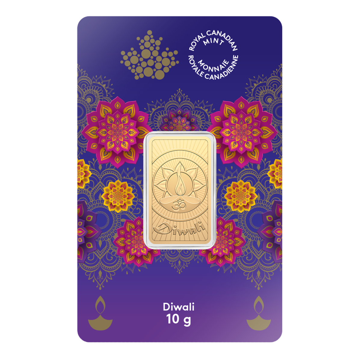 Diwali - 2025 10g 99.99% Pure Gold Bar (Bullion)